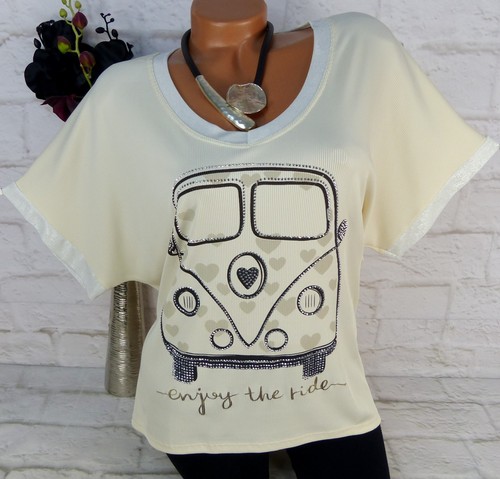 Italy damen shirt tunika bluse - italy,