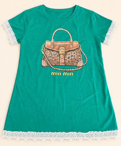 Damen longshirt tunika grün - tunika,