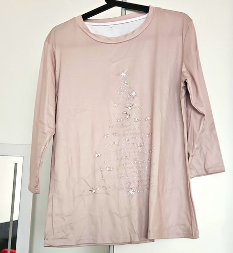 Damen shirt basic beige - t-shirt,
