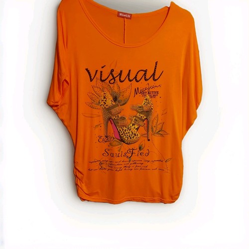 Mingli shirt orange - mingli, t-shirt