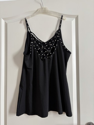 Top mit strass xxl - strass,