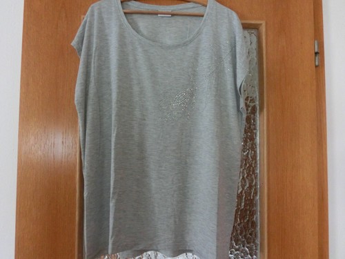 Damen shirt mit strass glitzer - shirt,