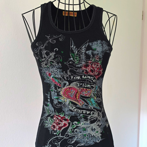 Rosa rose damen - rosa-rose, trägershirt