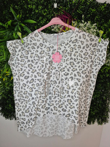 Damen shirt leo print - damen,