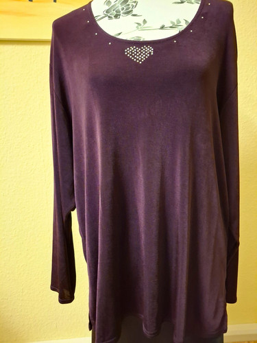 Damen shirt langarm - damen, rundhals
