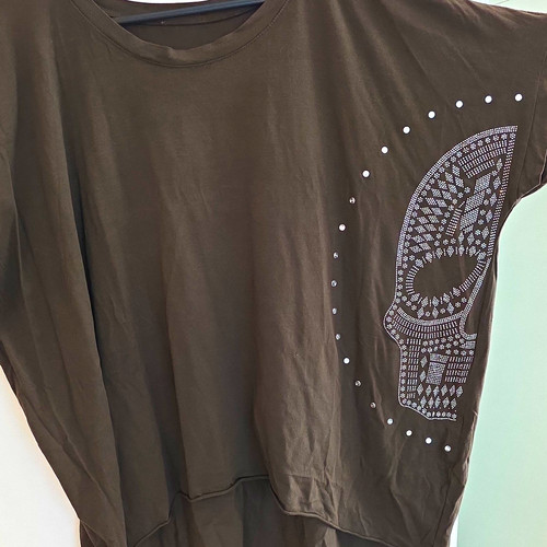 Damen shirt braun - t-shirt,