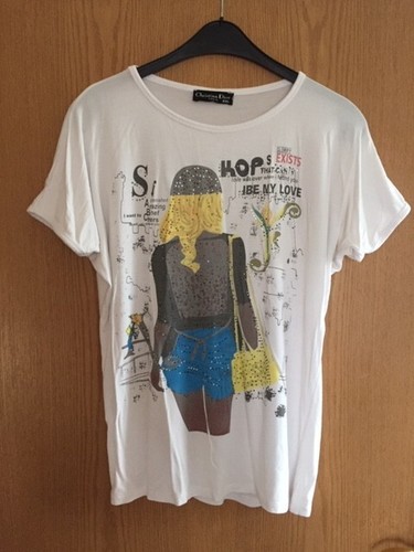 Damen shirt xxl weiß - t-shirt, mit