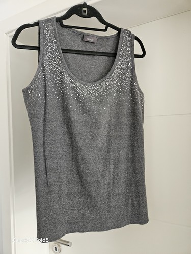 Trägershirt mit strass l - mit,