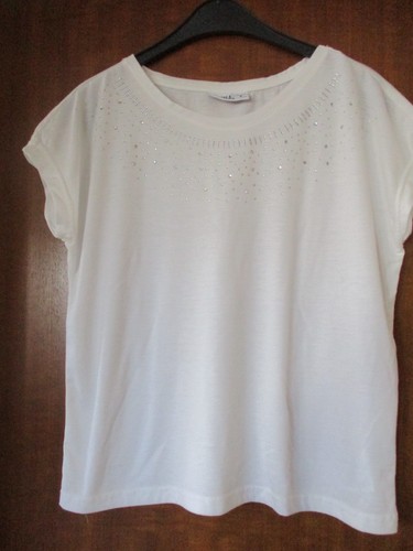 Shirt damen weiß mit - s,,