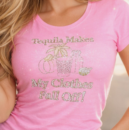 Shirt bedruckt damen party - t-shirt,