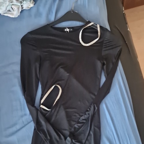 Damen langarmshirt schwarz - ta,